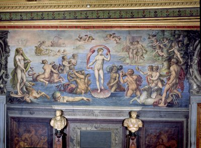 The Birth of Venus (detail) by C. and Vasari, G. Gherardi